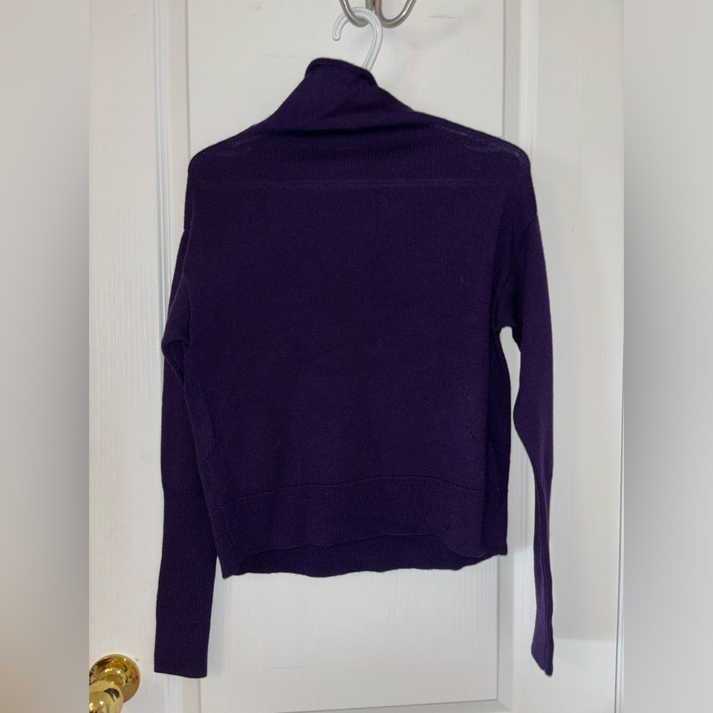 Aritzia Wilfred Cyprie Sweater - Dark Purple - XXS